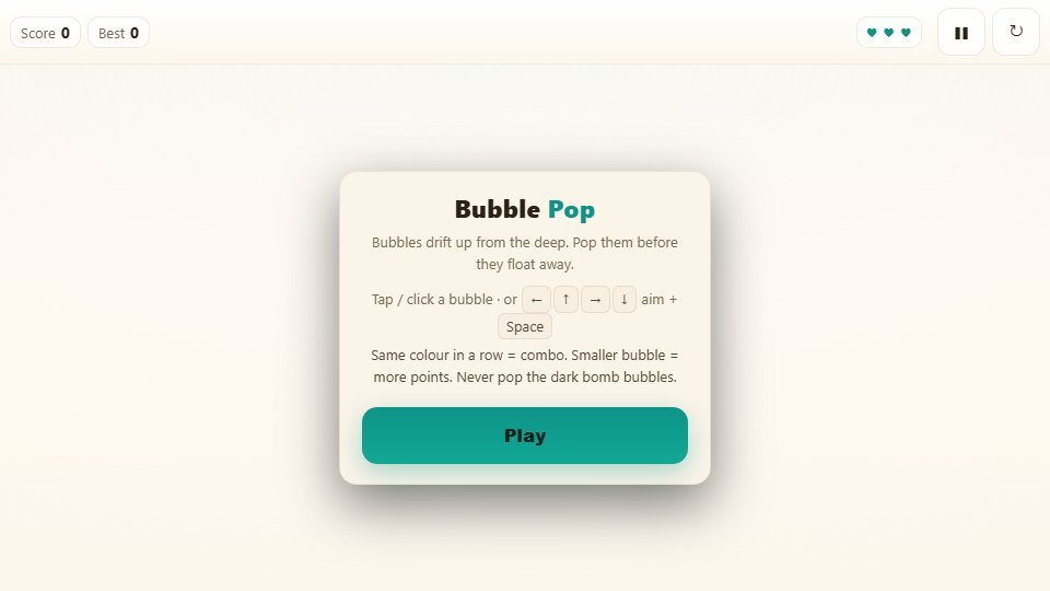 Bubble Pop — Casual