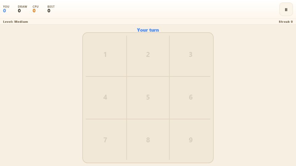 Tic Tac Toe — Board & Classic